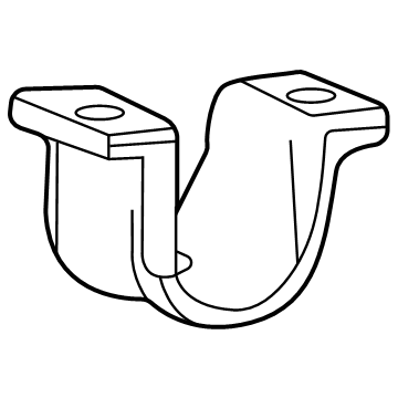 Chevy Sway Bar Bracket - 86782048