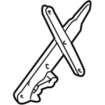 GM 19301981 Window Regulator, Rear Driver Side