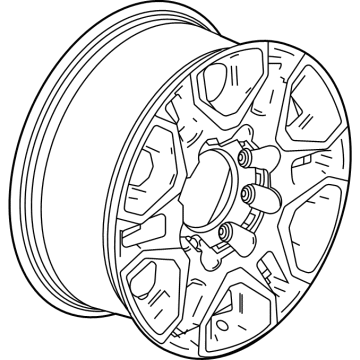 Chevy 84742720 Wheel, Alloy