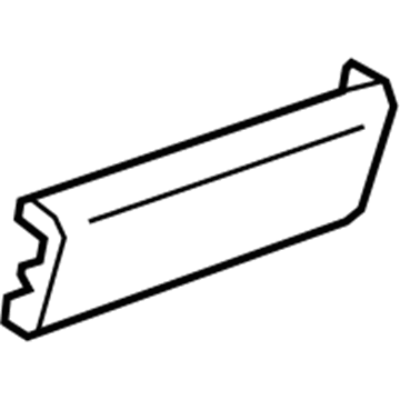 GM 84176429 Trim Cover, Black, Front