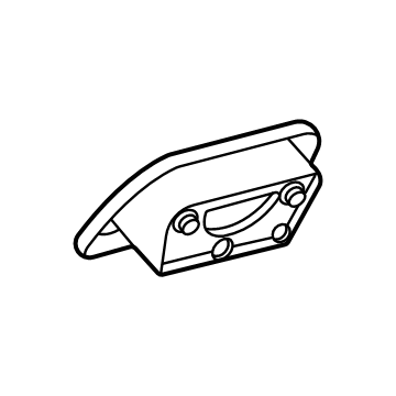 GM 42854343 Mirror Assembly Gasket, Rear Driver Side