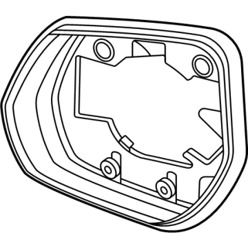 GM 42826995 Bezel, Rear Driver Side