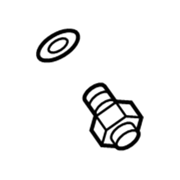GM 12657202 Oil Feed Tube Connector, Driver Side