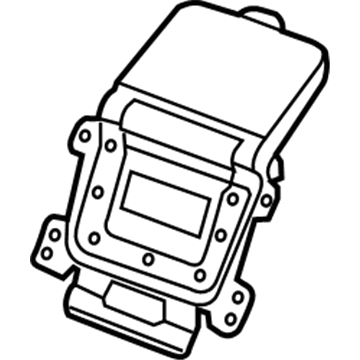 GM 23454753 Display Unit, Black