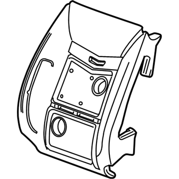 GM 22880982 Seat Back Pad, Front