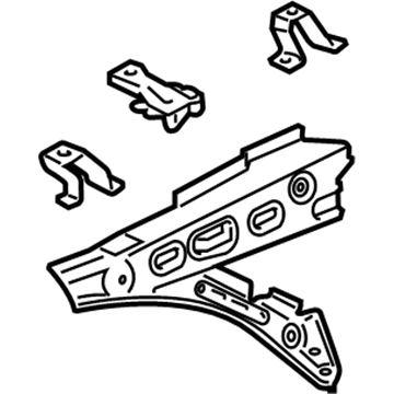 GM 23216151 Upper Rail, Front Driver Side