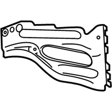GM 23388863 Front Extension, Outer Passenger Side
