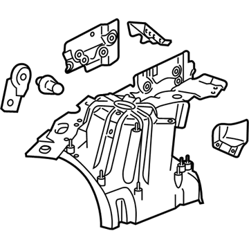 GM 84061334 Apron Assembly, Front Driver Side