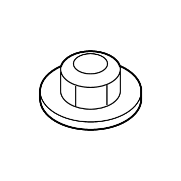 Buick 11546454 License Lamp Assy Nut