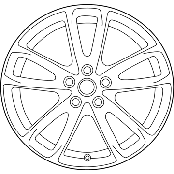 GM 92457030 Wheel, Alloy