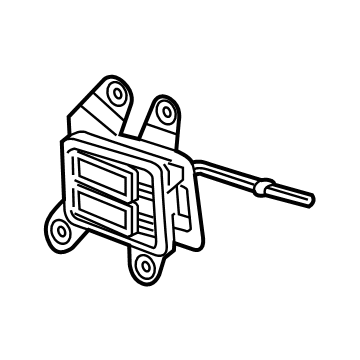 GM 84606174 Release Handle, Beige, Rear