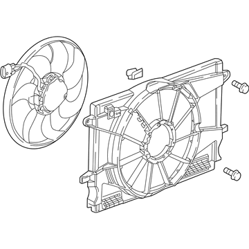 Chevy A/C Condenser Fan - 39012568