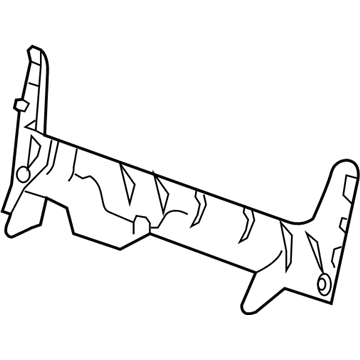 GM 23400651 Rear Cover, Black