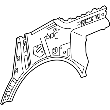 GM 22958200 Inner Panel, Rear Driver Side