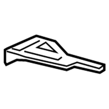 GM 23470257 Lower Panel Baffle, Driver Side
