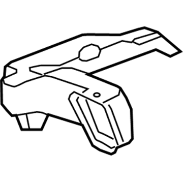 GM 22814029 Outlet Duct, Passenger Side