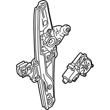 Cadillac Window Regulator - 23189480