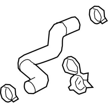 Chevy 84914034 Upper Hose