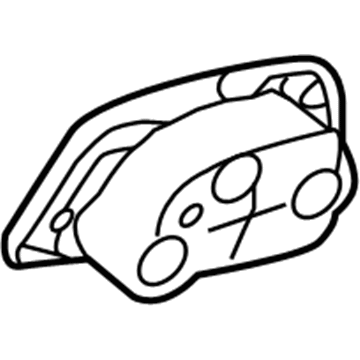 GM 84560447 Mirror Assembly Gasket, Rear Driver Side