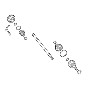 Cadillac Axle Shaft - 23401013