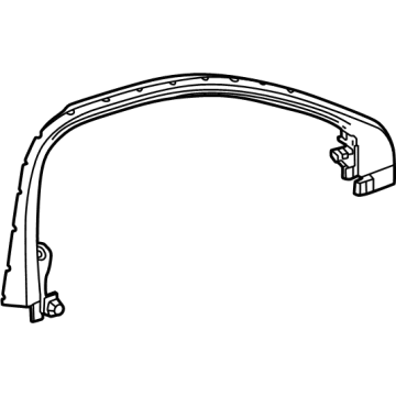 GM 85617298 Upper Trim, Front Driver Side