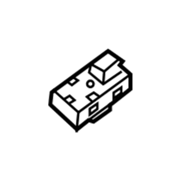 GM 22819400 Window Switch, Black