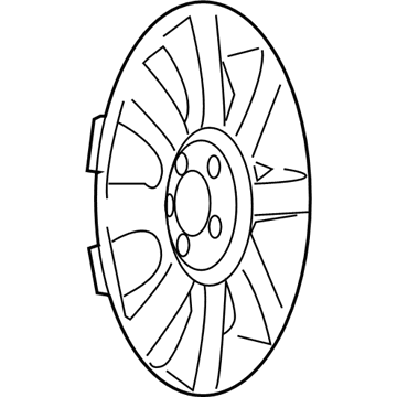 2009 Buick LaCrosse Wheel Cover - 9597325