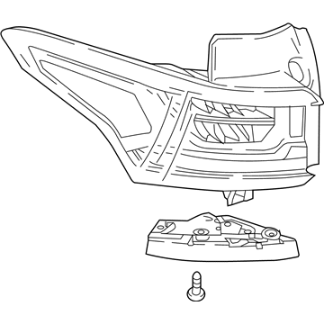 Chevy Traverse Tail Light - 85164973