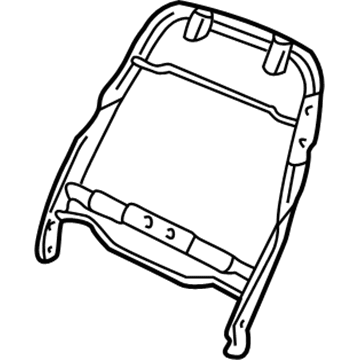 Chevy 12454716 Seat Back Frame