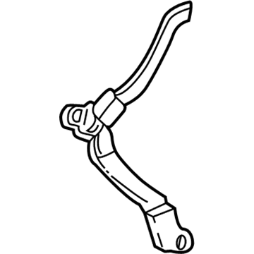 Pontiac 12513032 Retractor Assembly