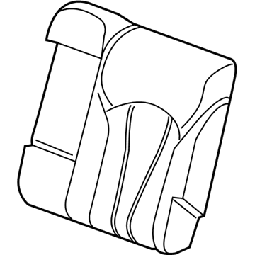 GM 84552302 Cover, Rear Seat Back