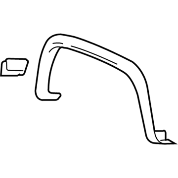 GM 84210998 Flare, Rear Driver Side
