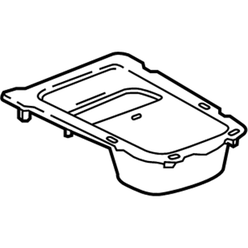 GM 13479693 Compartment Box, Black
