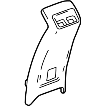 GM 13479699 Rear Trim Panel, Black