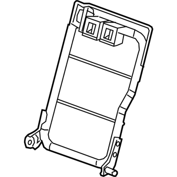 GM 23382791 Seat Back Frame, Rear