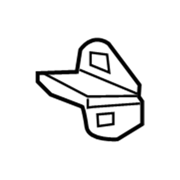 GM 19317596 Dovetail Latch, Rear Passenger Side