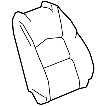GM 84777668 Seat Back Cover, Front Passenger Side