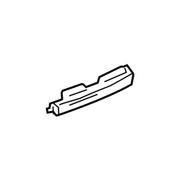 GM 84211089 Front Cover, Jet Black, Passenger Side