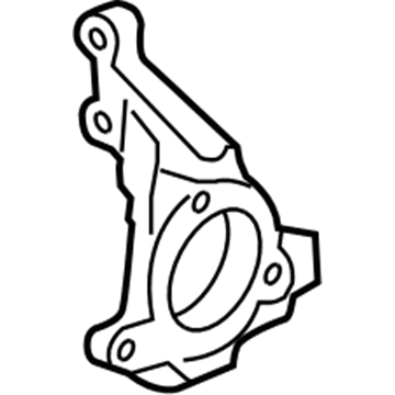 GM 19303854 Knuckle, Green Line, Passenger Side