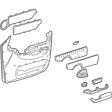 Oldsmobile 21999590 Door Trim Panel