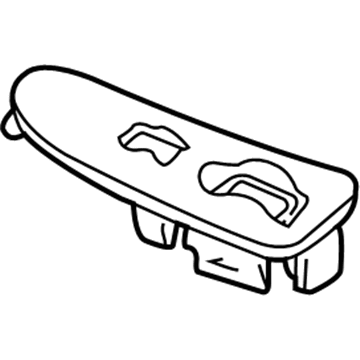 Oldsmobile 10433186 Window Switch Mount Plate