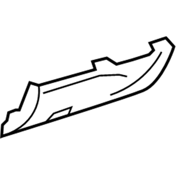 GM 15856687 Knee Bolster, Titanium