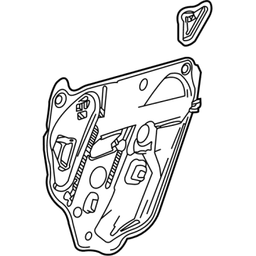 GM 39121321 Water Deflector, Front Driver Side