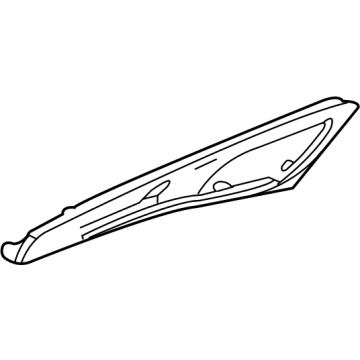 GM 84593694 Applique, Driver Side, Wood