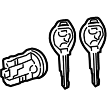 Pontiac Ignition Lock Assembly - 19184241