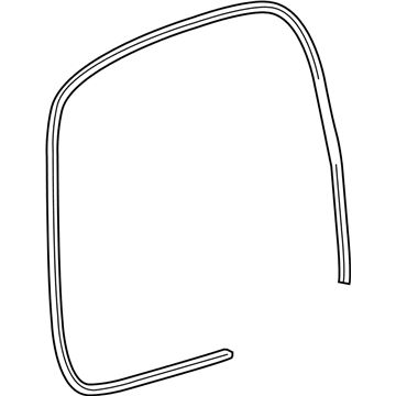 GM 15862172 Weatherstrip, Rear