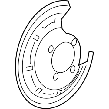 Chevy Bolt EUV Brake Backing Plate - 42532790