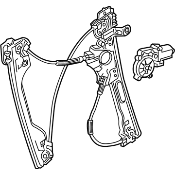 Chevy Impala Window Regulator - 23253704