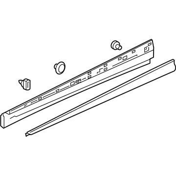 2022 Chevy Bolt EV Door Moldings - 42733635