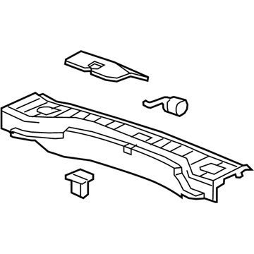 GM 94522425 Sill Trim, Black